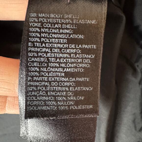 The North Face Pseudio Insulated Zip Vest Black and Grey Size Medium - Picture 7 of 9